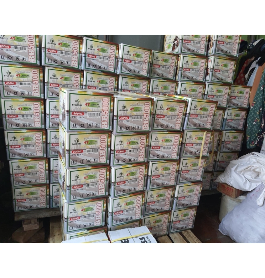 THÙNG Nhớt BIGBOSS BB5000 20W50 MA2 SG 1000ML X 12 CHAI