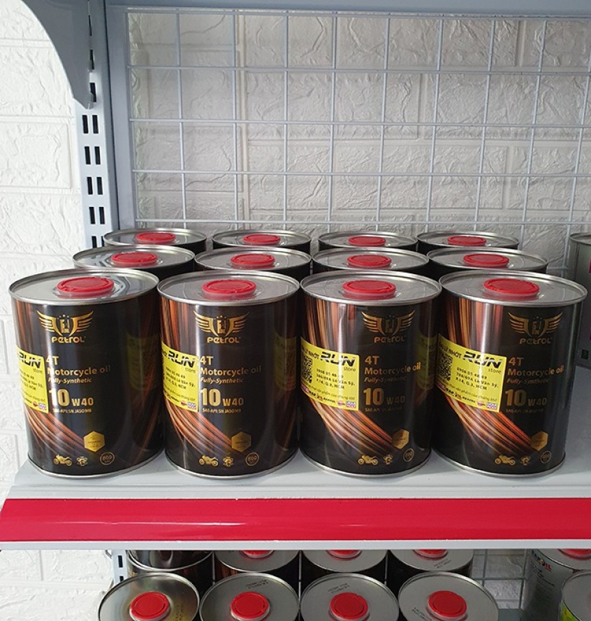 THÙNG Nhớt  PETROL ONE 10W40 MA2 800ml X 12 LON FULLY SYNTHETIC - Made In UAE