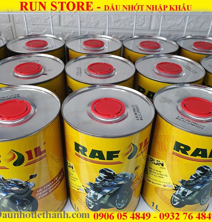 THÙNG Nhớt Tổng Hợp RAFOIL EXE 4T 20W50 1000ml – Nhớt Tổng Hợp Nhập Khẩu Dubai – Hàng Chính Hãng