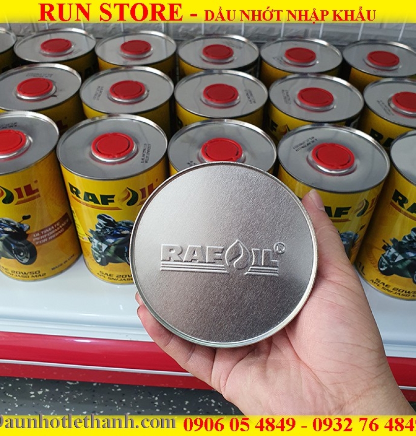 THÙNG Nhớt Tổng Hợp RAFOIL EXE 4T 20W50 1000ml – Nhớt Tổng Hợp Nhập Khẩu Dubai – Hàng Chính Hãng