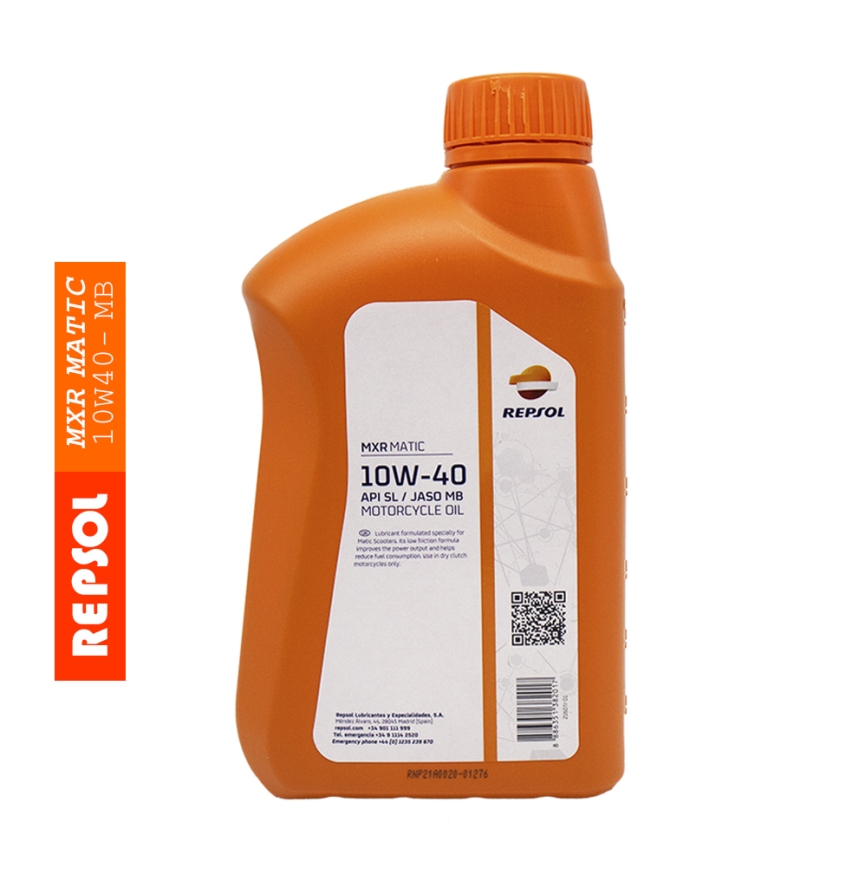 THÙNG Nhớt Repsol MXR MATIC 10W40 800ml JASO MB -  dành cho xe tay ga - Nhớt khoáng Repsol Made In INDONESIA VISCOSITY INDEX 148