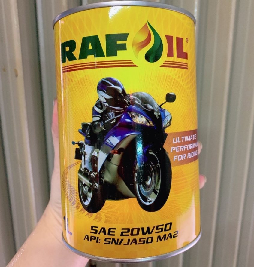 THÙNG Nhớt Tổng Hợp RAFOIL EXE 4T 20W50 1000ml – Nhớt Tổng Hợp Nhập Khẩu Dubai – Hàng Chính Hãng