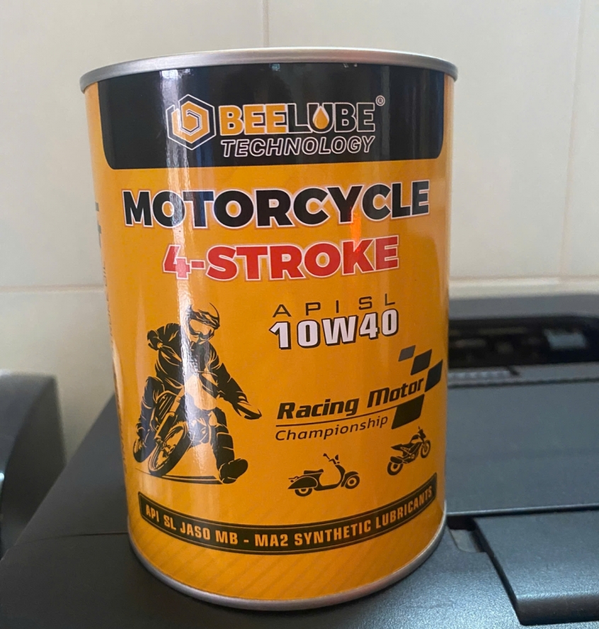 BEELUBE MOTORCYCLE 4-STROKE 10W40 – JASO MB/MA2