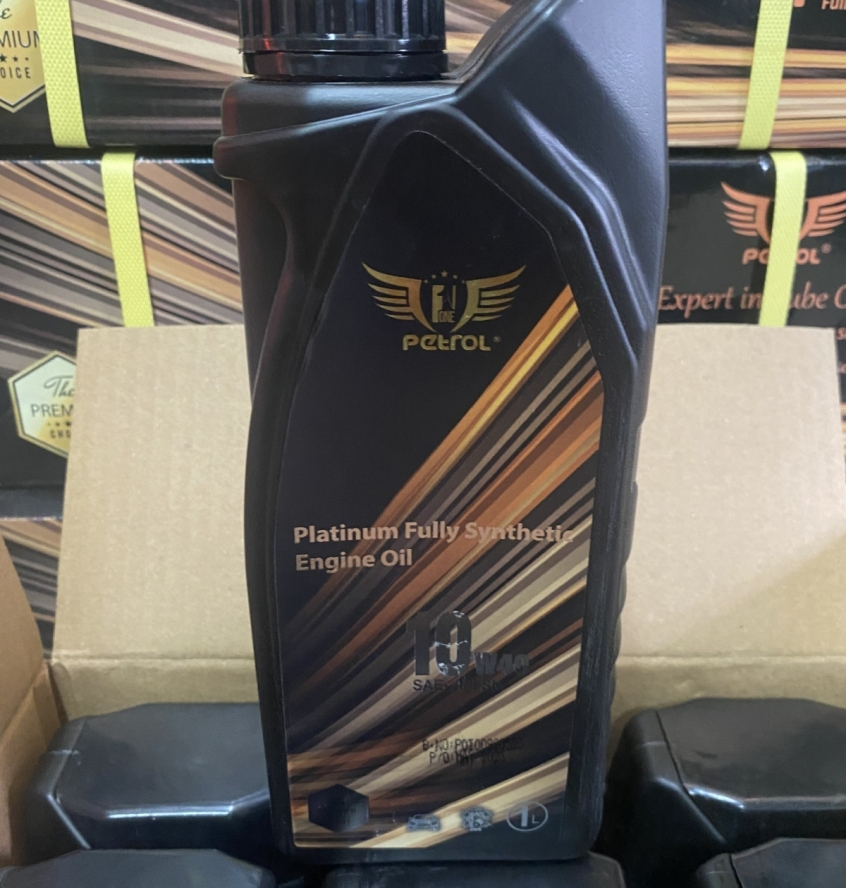 1 THÙNG NHỚT PETROL ONE PLATINUM FULLY SYNTHETIC ENGINE OIL 10W40 SN - dành cho xe ô tô