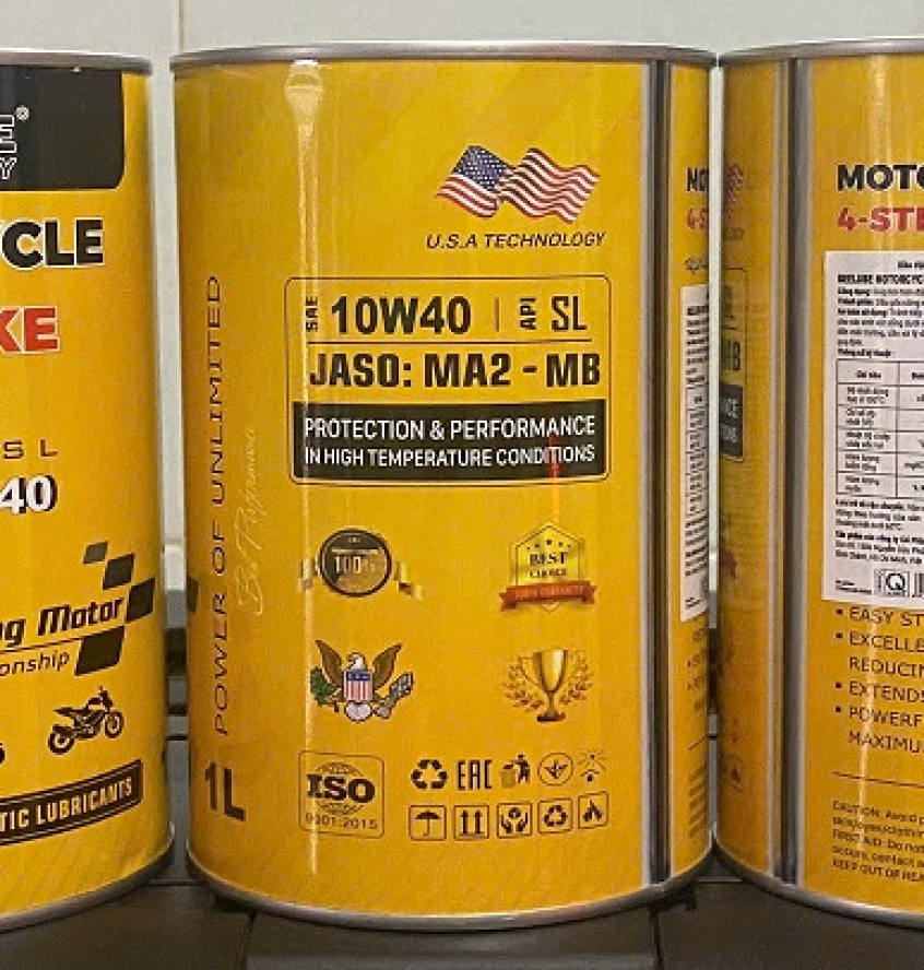BEELUBE MOTORCYCLE 4-STROKE 10W40 – JASO MB/MA2